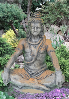 Zahradní betonová socha® - SHIVA (ODSTÍN RZI)